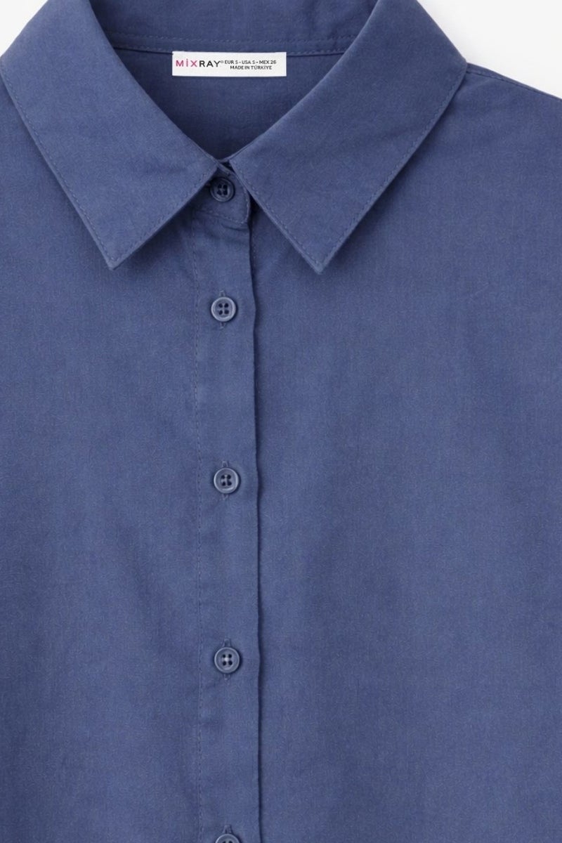 Mixray Long Sleeve Cotton Shirt - Image 2
