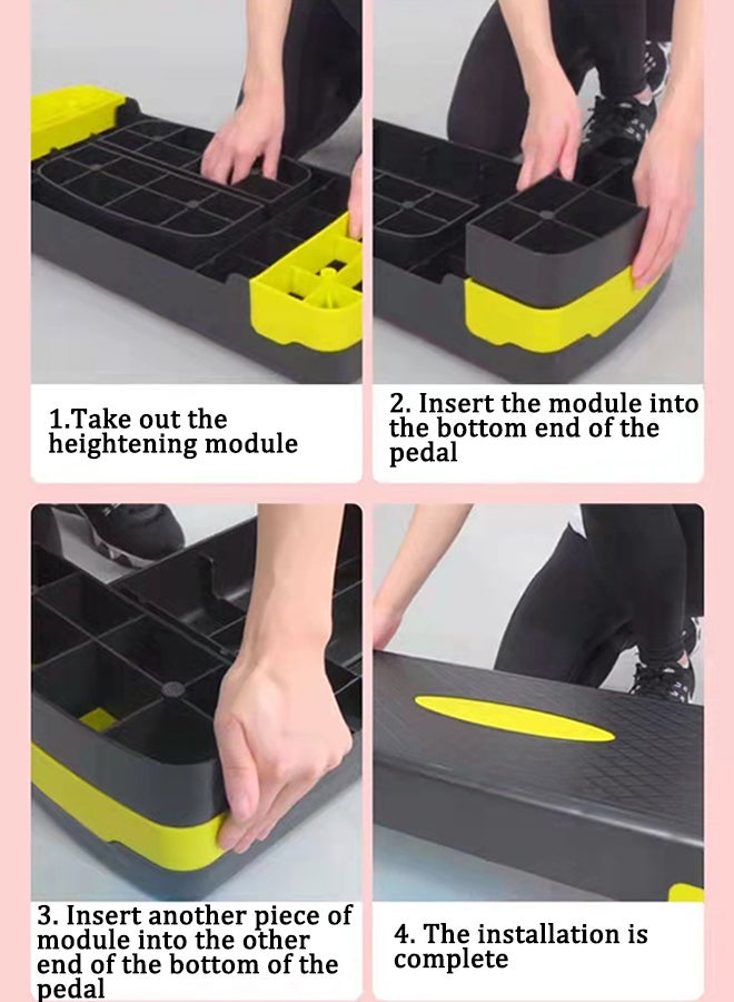 عربست معدات اللياقة البدنية، منصة تمارين رياضية متدرجة، منصة تمارين رياضية متدرجة قابلة للتعديل (68 سم) - Image 5