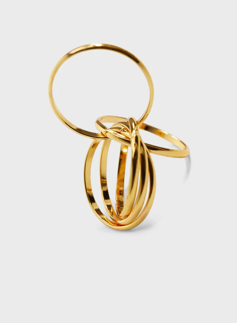 MANGO Trio Ring Set
