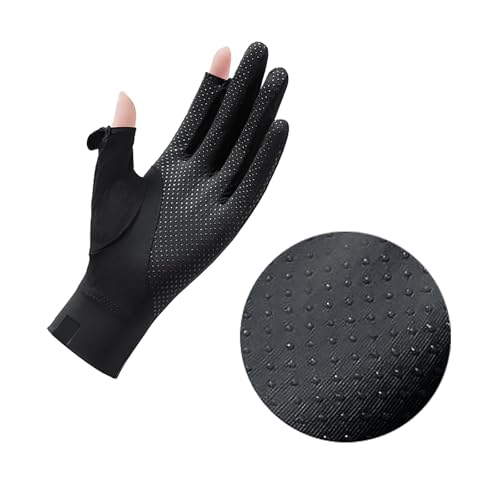 GREUS Thin Ice Silk Sun Gloves for Women UV Protection Driving Cycling Gloves UPF 50+ Touchscreen Breathable Anti-Slip Lightweight Summer Outdoor - Image 4