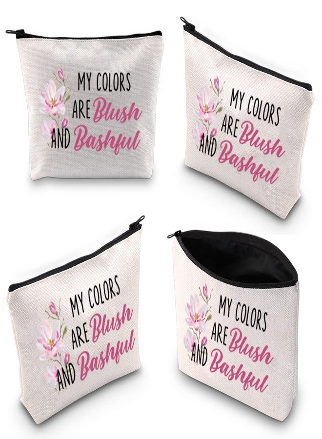 XYANFA My Colors Are 80s Inspired Movie Makeup Bag Movie Lover Fans Zipper Pouch(Bashful) - Image 2