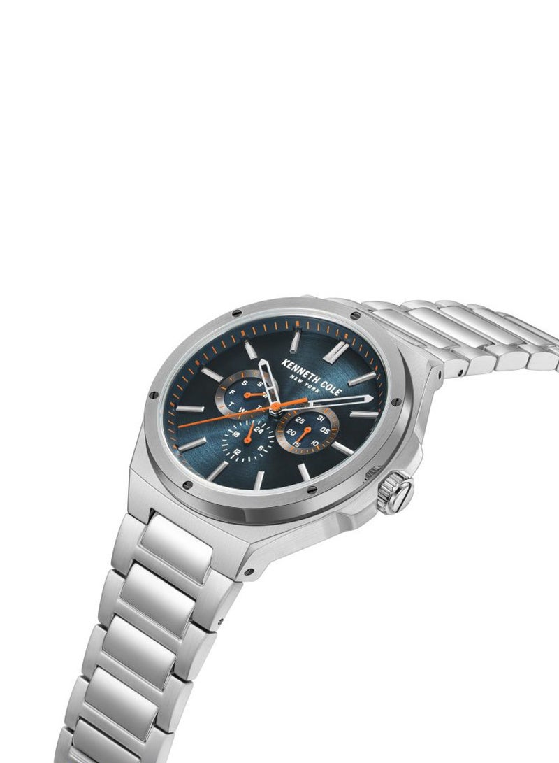 Kenneth Cole Men's Multifunction Quartz Silver Stainless Steel Watch KCWGK2235103 - 43mm - Image 2