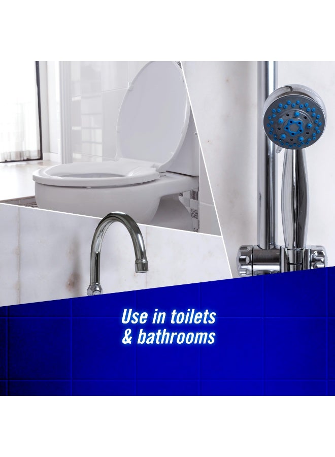 Domestos Power Foam Floral Burst Toilet & Bathroom Cleaner Spray sprays upside down & eliminates 99.99% of germs* for cleaning inside the toilet & around the bathroom 650 ml - Image 5