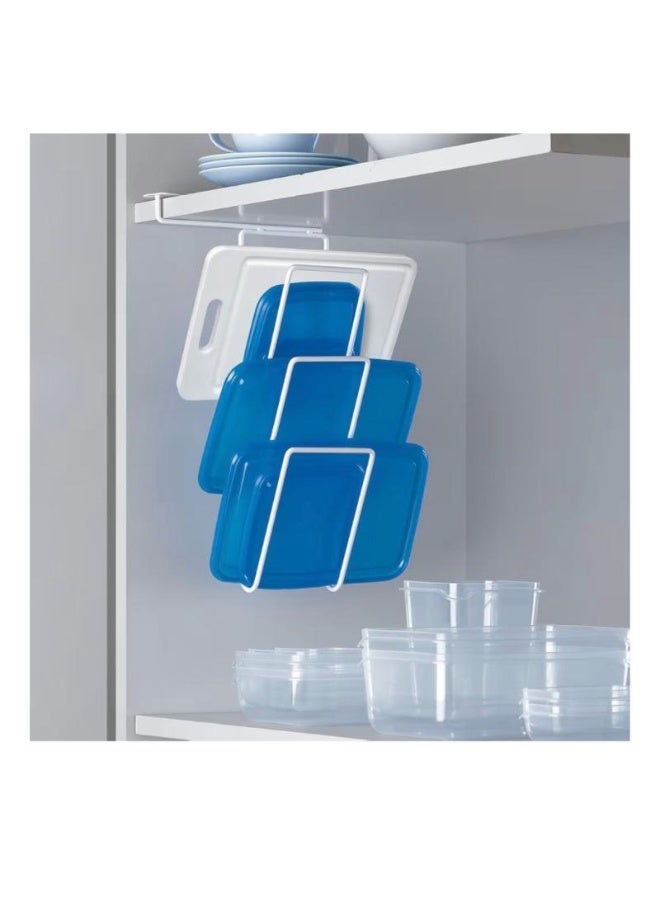 Rayen Pan Lid Rack – Metal Pot Lid Organizer for Kitchen Cabinets, Easy to Install No Tools Needed – Model 6073. - Image 2