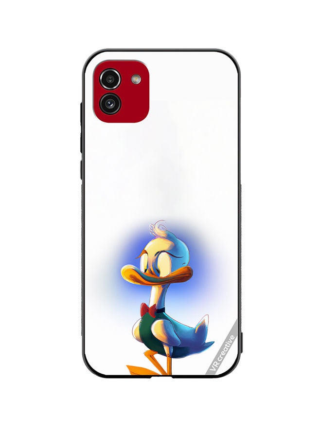 VR CREATIVE Protective Case Cover For Samsung Galaxy A03 Donald Duck Design Multicolour - Image 1