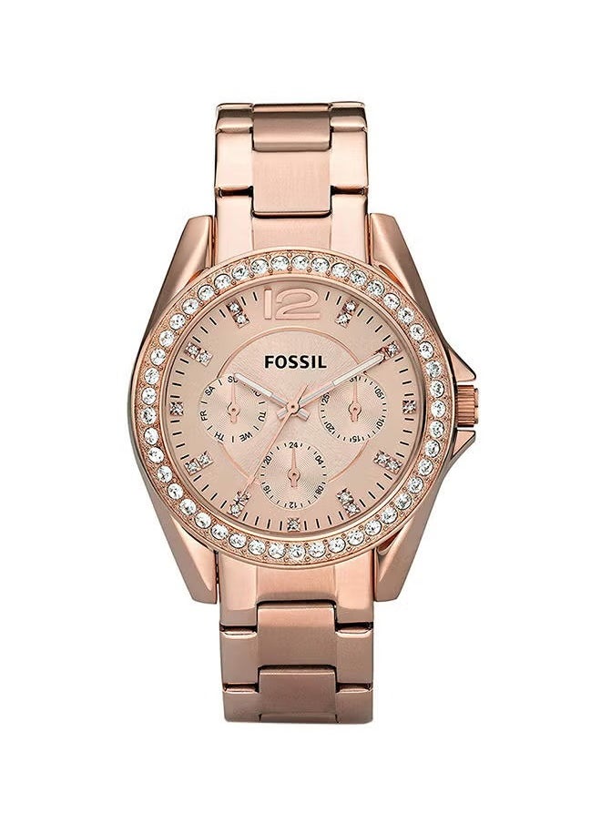 FOSSIL Women's Stainless Steel Analog Quartz Watch ES2811 - 38 mm  - Image 2