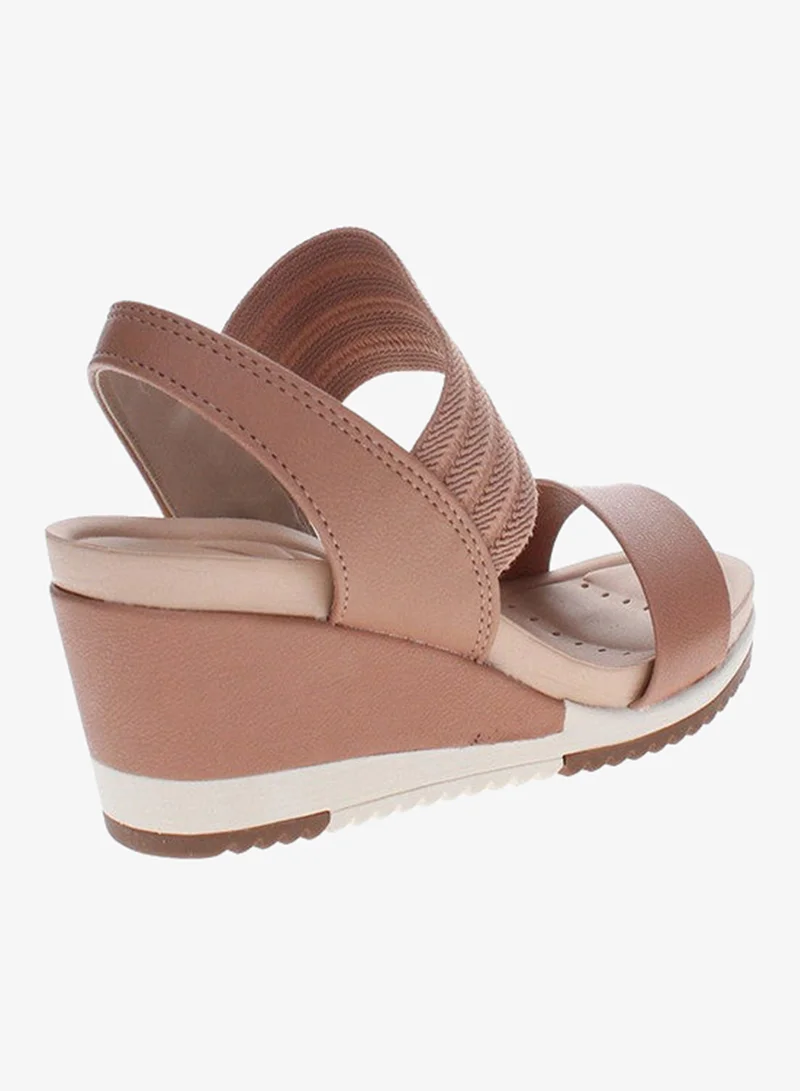 Modare Nude Wedge Sandals for Women – Stylish Wedge Heel Sandals for Girls & Daily Wear for Women | Best Price UAE