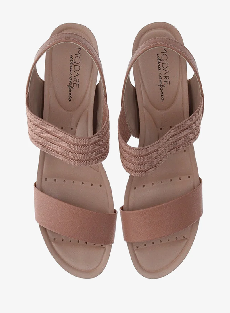 Modare Nude Wedge Sandals for Women – Stylish Wedge Heel Sandals for Girls & Daily Wear for Women | Best Price UAE