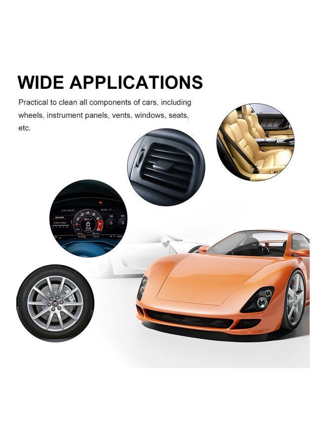 NIBEMINENT 15-Piece Bristle Car Cleaner Brush Set Multicolour 27.00 x 18 10cm - Image 3