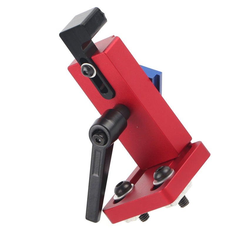 45 Type Chute Locator Aluminium Alloy Backing Connector Miter Track Stop Woodworking Guide Rail Tool - Image 4