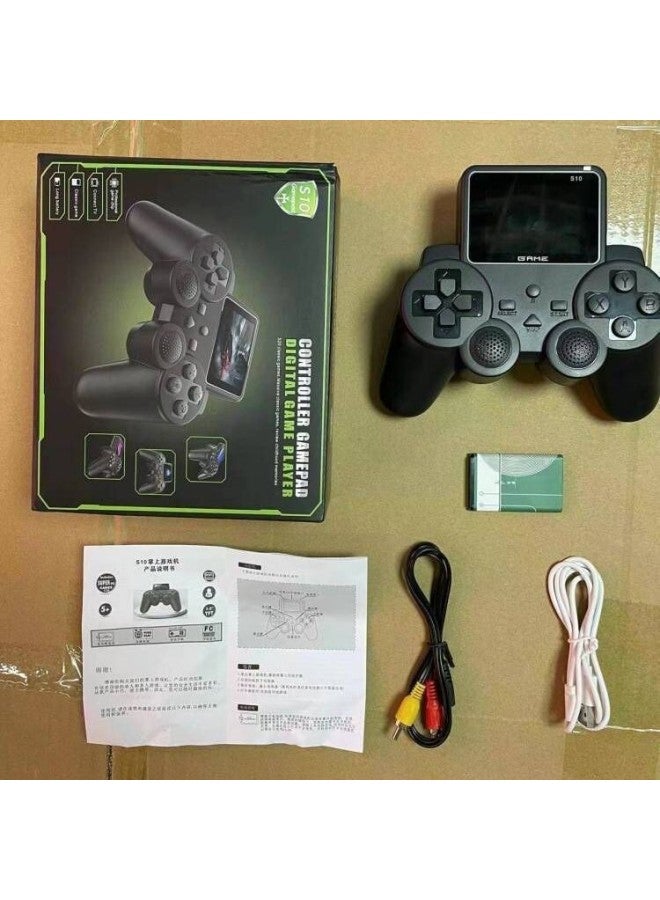 Hot S10 Handle Handheld Game Machine HD Screen Retro Nostalgic 520 Game Arcade Battle-Product Color:S10 Handle Game Machine With Color Box