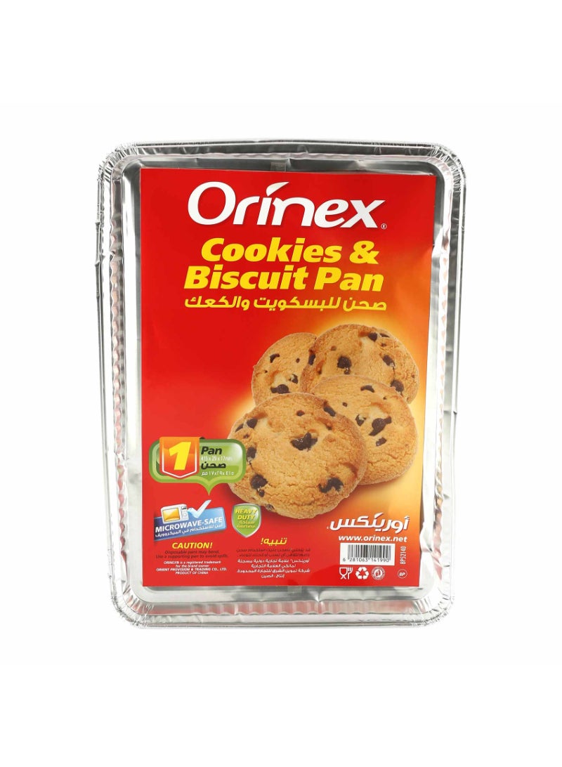 Orinex cookies & biscuits pan 17 x 29 x 415mm (1x pan)