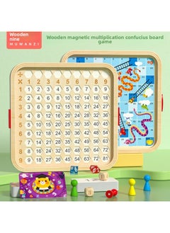 Nine-Nine Multiplication Table Board Game Primary School Students Recite Artifact 99 Multiplication Formulas Math Teaching Aware Toys-Color:Multiplication Board Game
