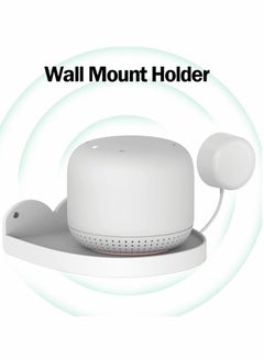 KASTWAVE Wall Mount Holder Compatible with Google WiFi 1st/2nd Generation, ABS Holder Cable Management Space-Saving Accessories for Google Nest WiFi Router  - Image 2