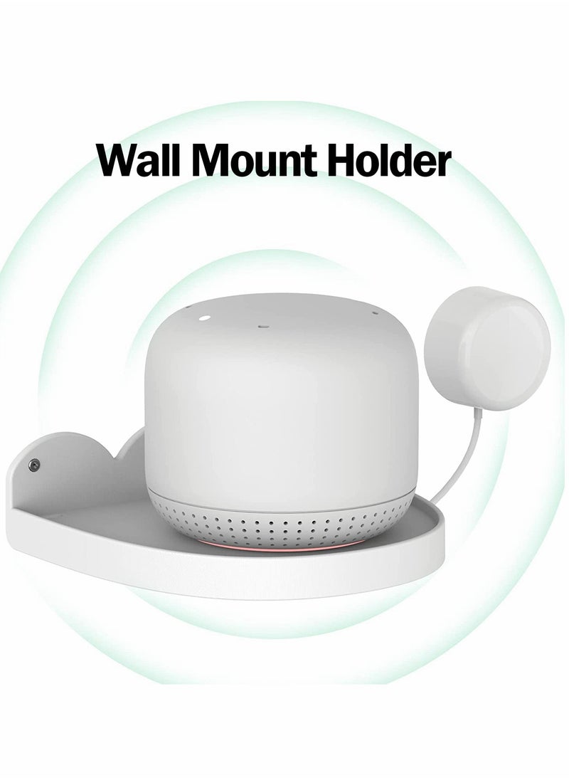 KASTWAVE - Wall Mount Holder Compatible with Google WiFi 1st/2nd Generation, ABS Holder Cable Management Space-Saving Accessories for Google Nest WiFi Router - Image 1