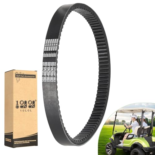 10L0L Clutch Drive Belt for Yamaha G2 G5 G8 G9 G11 G14 G16 G19 G20 G21 G22 G29/Drive 4 Cycle Gas Golf Cart, OEM J38-46241-00, J55-G6241-00-00 - Image 1
