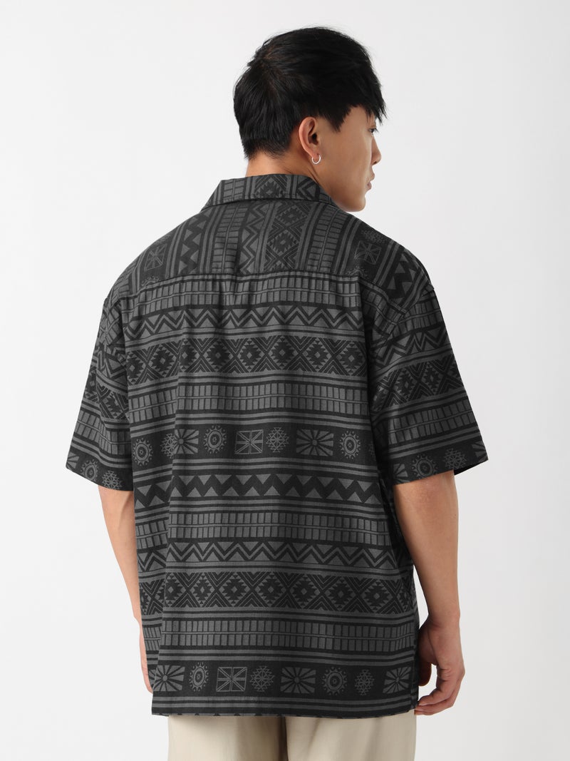 The Souled Store Oversized Shirt: Maasai - Image 4