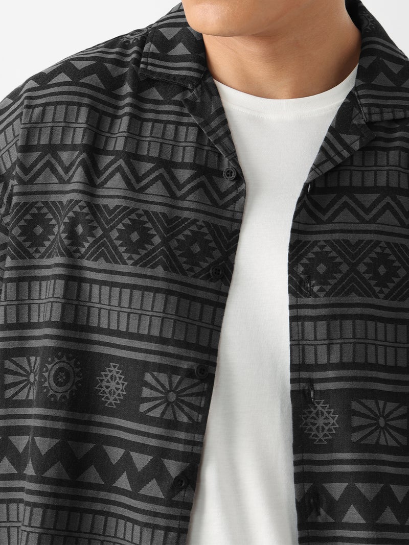 The Souled Store Oversized Shirt: Maasai - Image 3