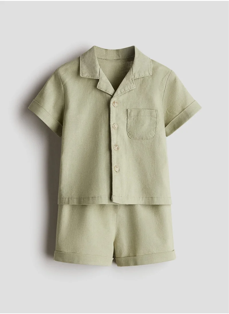 اتش اند ام 2-Piece Linen Set