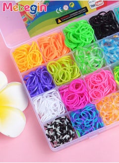MEBEGIN DIY Rubber Bands Kit toys for Bracelet Making Kit DIY Art and Craft Mega Refill kit Girls Creativity Gift  - Image 3