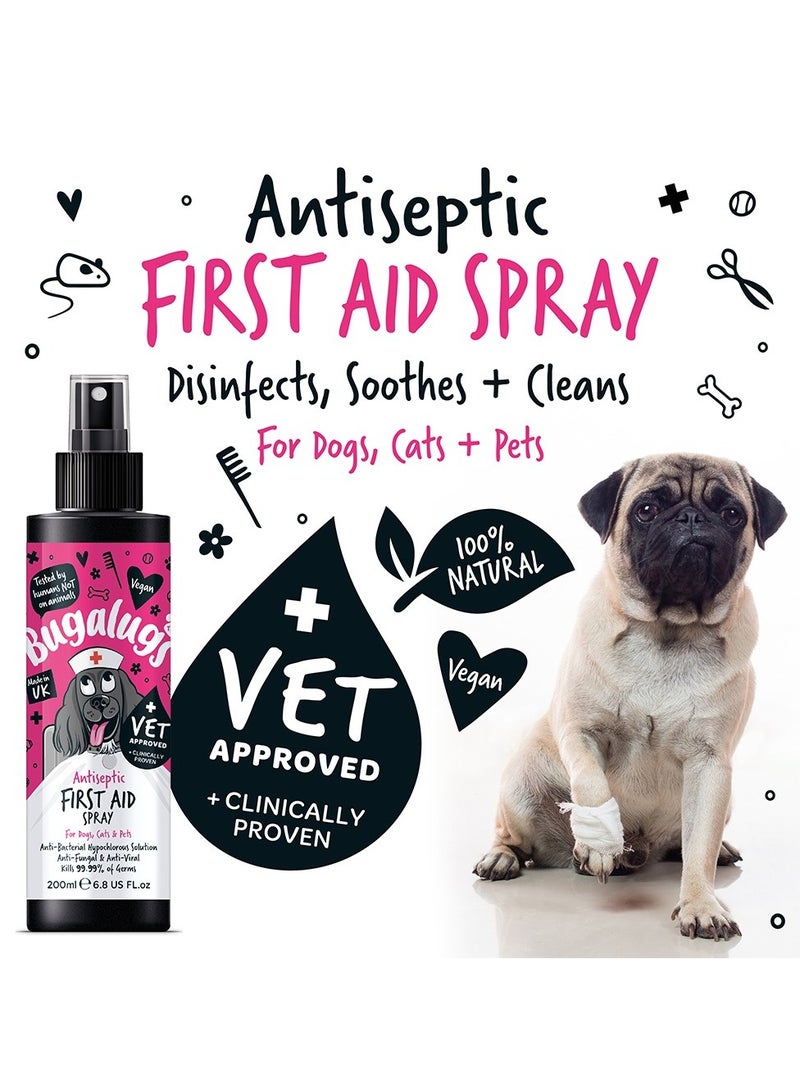 BUGALUGS Antiseptic First Aid Spray 200ml (6.8 Fl Oz) - Image 3
