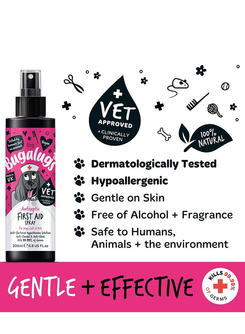 BUGALUGS Antiseptic First Aid Spray 200ml (6.8 Fl Oz) - Image 4