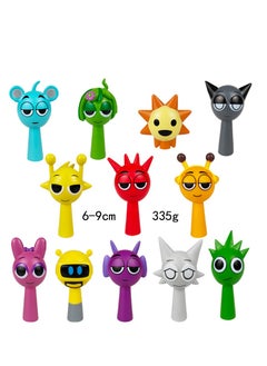 Y&D 12 Piece Sprunki  Figures The Sprunki  Action Figure Toys For Fans Sprunki Series Figures Model Birthday Cake Toppers 