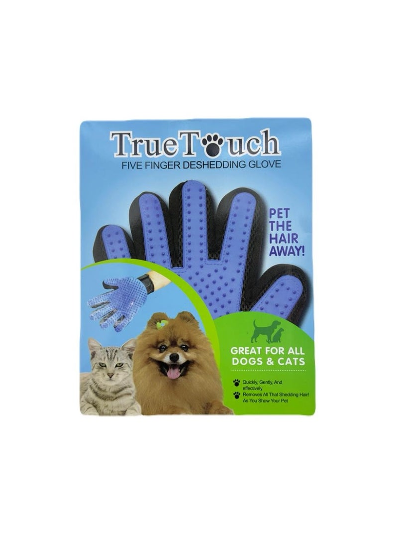 True Touch قفاز TrueTouch بخمسة أصابع لإزالة الشعر المتساقط - Image 1