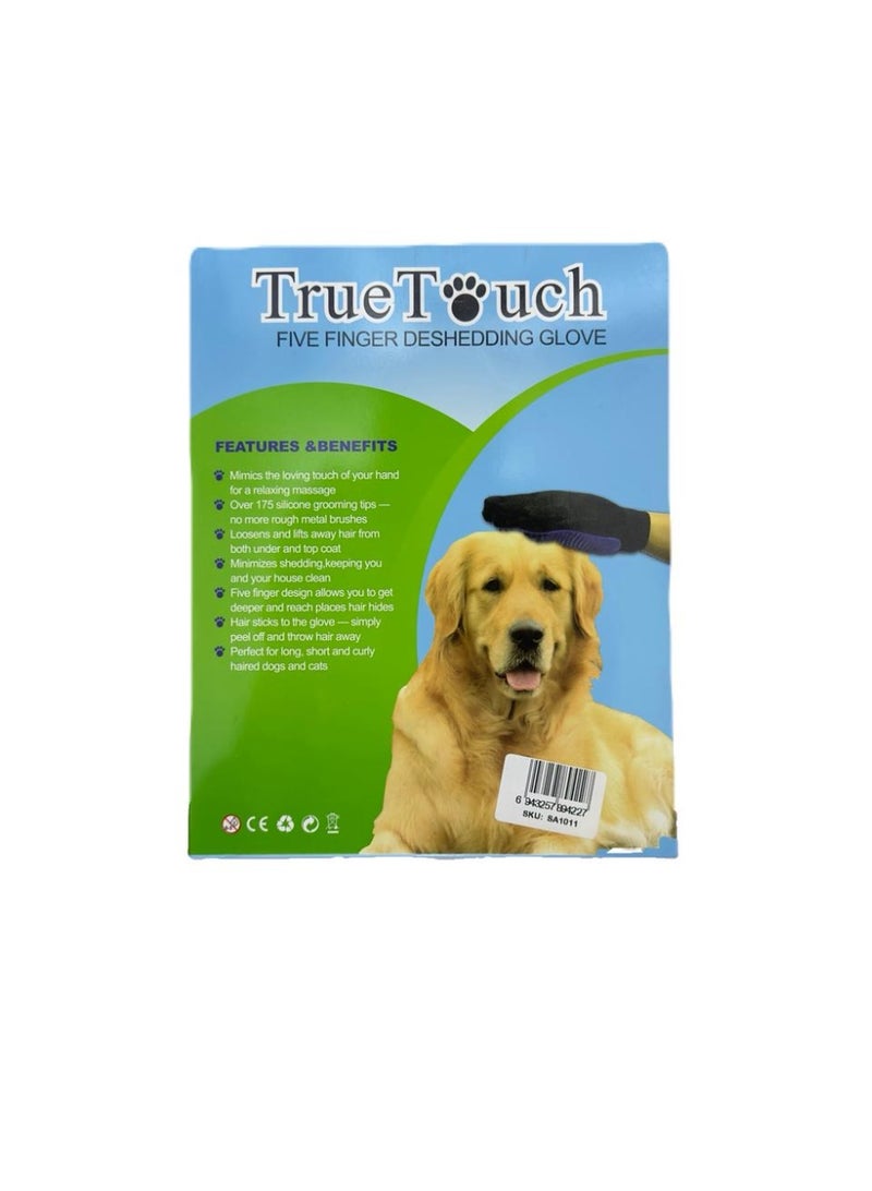 True Touch قفاز TrueTouch بخمسة أصابع لإزالة الشعر المتساقط - Image 2