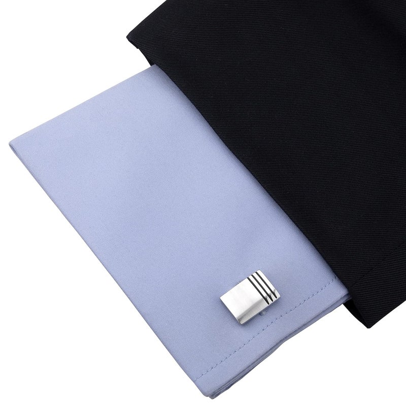 Kovove The Bling Fling Silver Coloured Cufflinks - Image 4