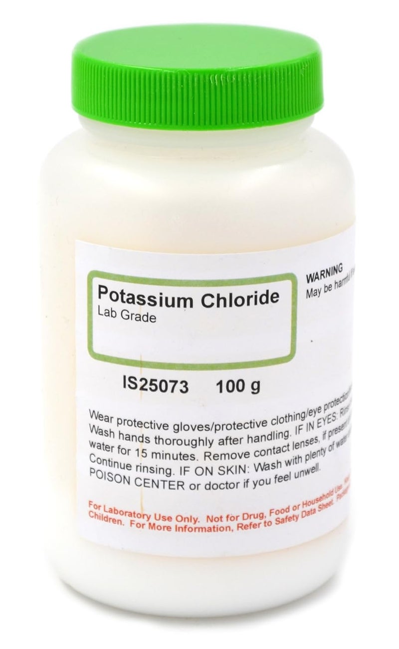 ALDON Innovating Science Lab-Grade Potassium Chloride, 100g - The Curated Chemical Collection - Image 1