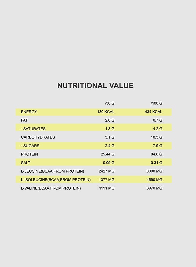 QNT PRIME WHEY PROTEIN Powder | 908g | Vanilla Flavor, 84% Protein, Low Sugar, High BCAA - Image 4