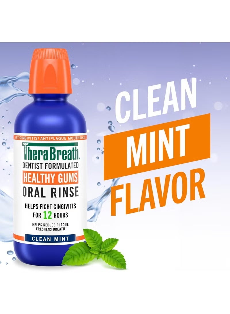 Therabreath Pack Of 2 Clean Mint Oral Rinse - Image 2