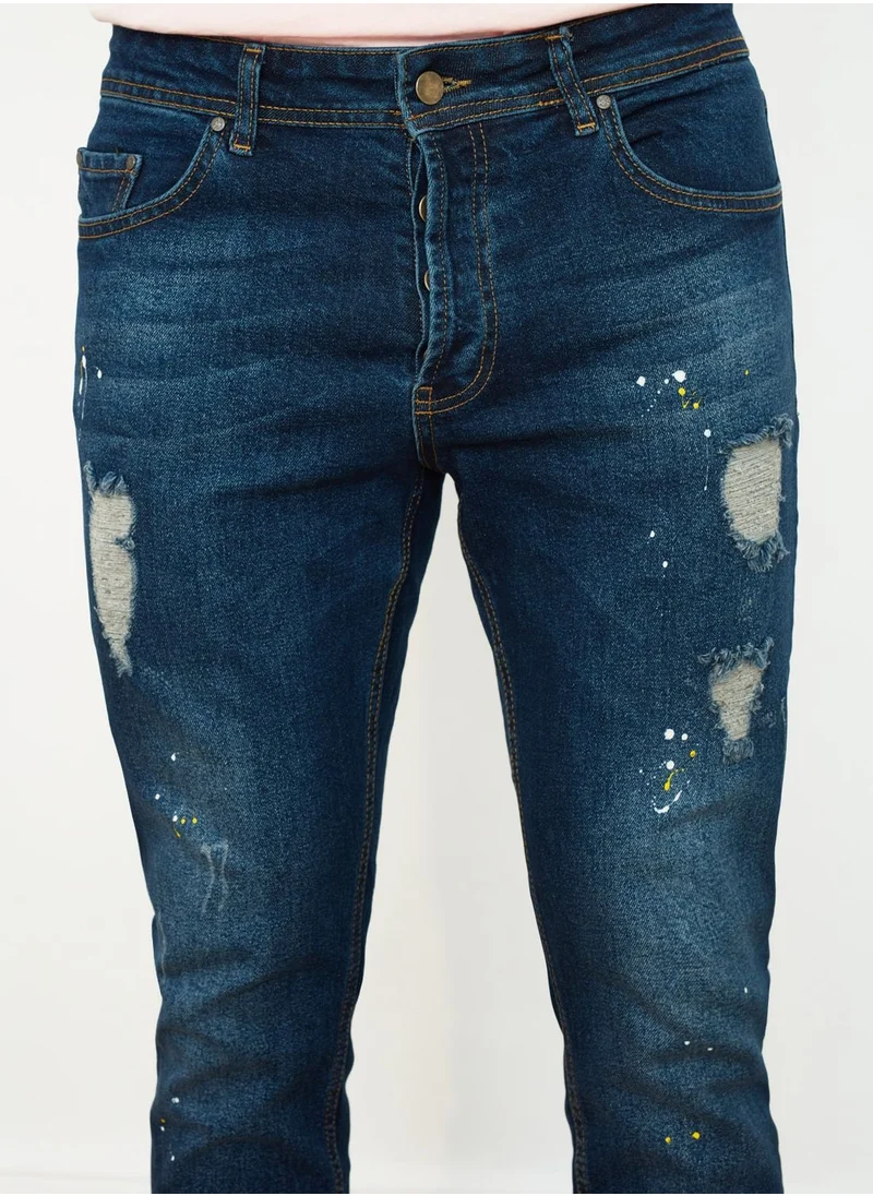 trendyol Distressed Skinny Fit Jeans