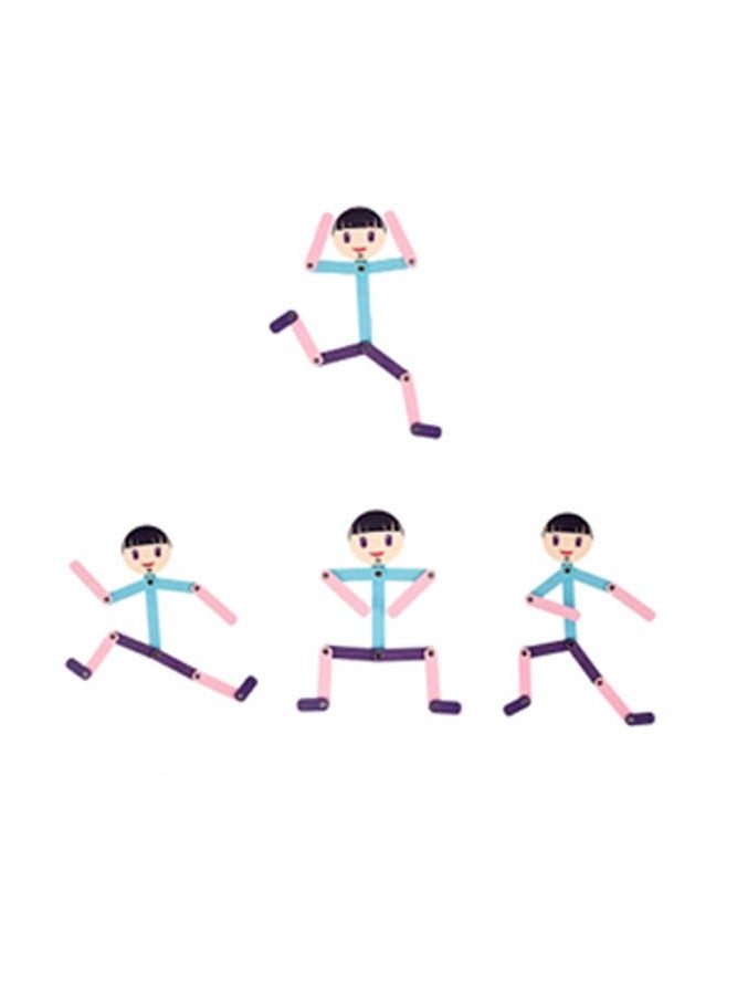 INSENSE Children's early education exercise small figure puzzle, enlightenment exercise hand eye coordination, focus on creating imagination puzzle toys - Image 2