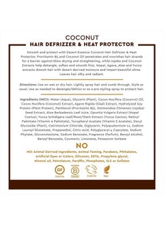 Hair Defrizzer & Heat Protector - 8.5 Fl Ounce - 100% Vegan - Wheat, Gluten & Silicone Free - Bouncy - Curly Hair - Coconut Extracts for Dry Scalp - Moisture Restoration - Damage Repair - pzsku/ZA38761F09E59877ACF7AZ/45/_/1681072272/80f4308f-7e86-41b6-98ea-4a390b677465