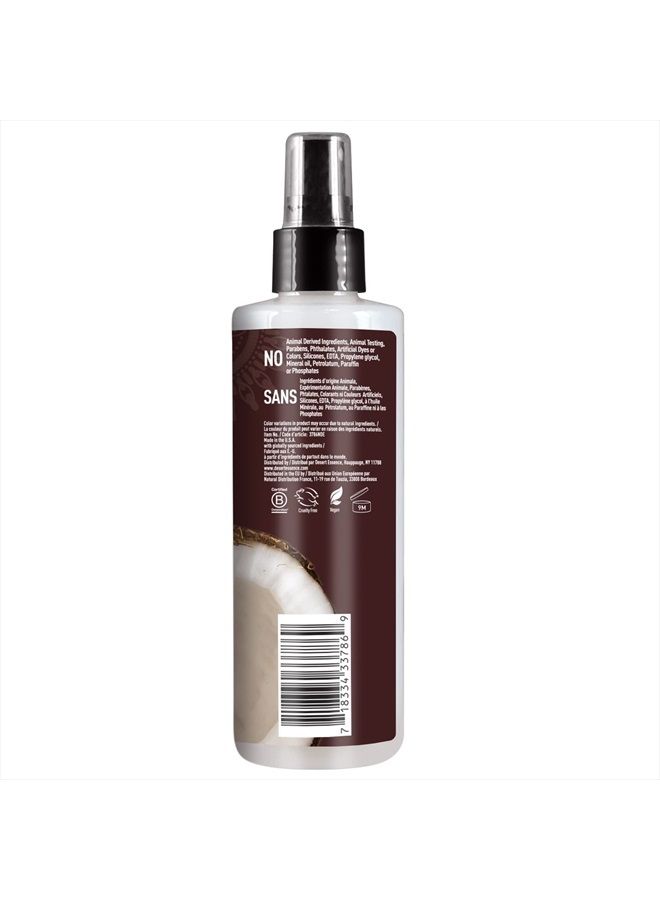 Desert Essence Hair Defrizzer & Heat Protector - 8.5 Fl Ounce - 100% Vegan - Wheat, Gluten & Silicone Free - Bouncy - Curly Hair - Coconut Extracts for Dry Scalp - Moisture Restoration - Damage Repair - Image 4