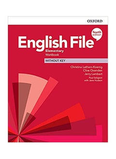 English File: 4Th Edition Elementary. Workbook Without Key Paperback 