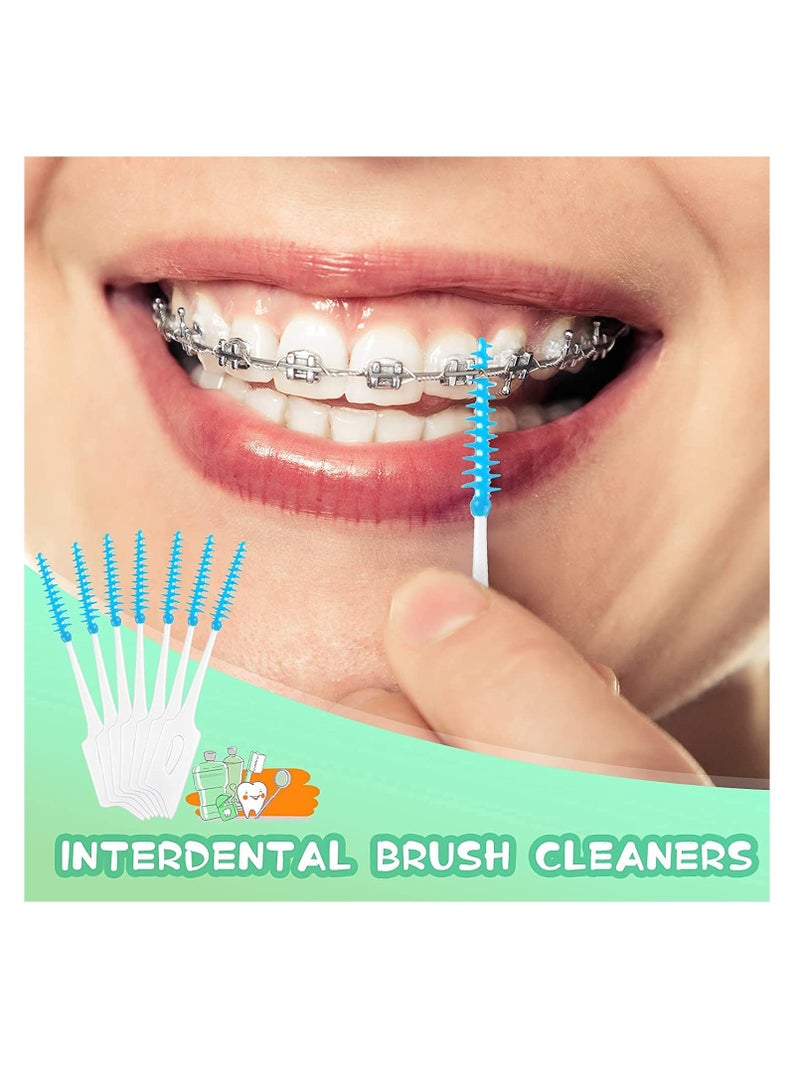 SOLARAE Interdental Brush Tooth Floss, Disposable Braces Flossers,in with Storage Case for Brush Tool, Toothpick Tooth Cleaner, Interdental Floss Sticks Toothpick Cleaning Tool (120 Pcs 3 boxes) - Image 3