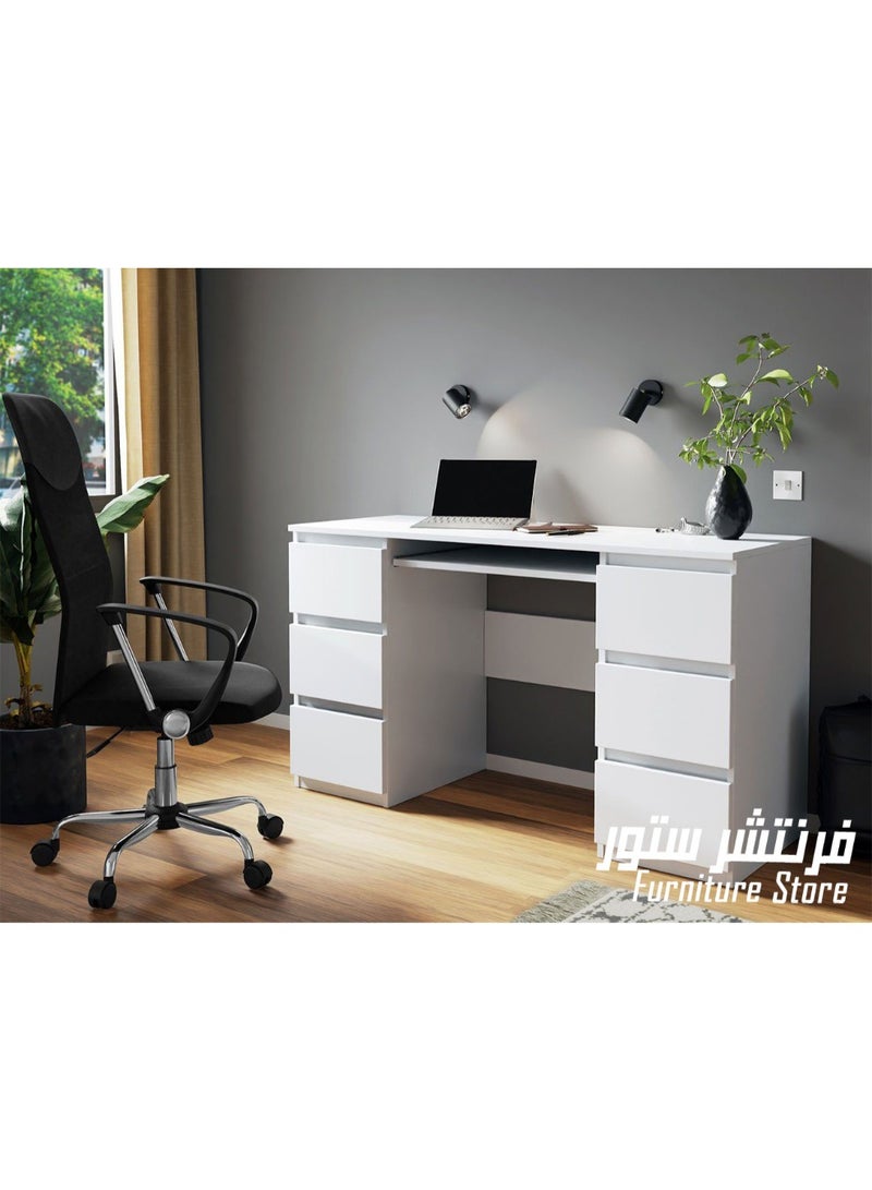 فرنتشر ستور مكتب مودرن ، ارتفاع 75 سم - عرض 130 سم - عمق 40 سم ، من فرنتشر ستور.  - Image 1