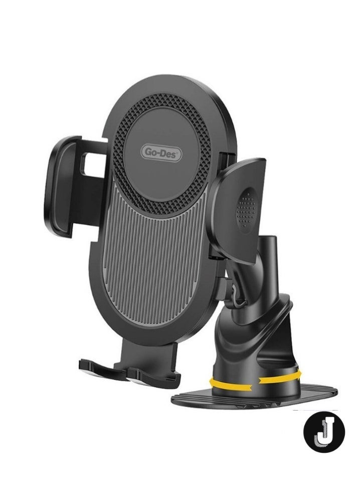 JAJEEK Rotatable Suction Cup Car Phone Holder – Adjustable Dashboard & Windshield Mount for iPhone & Android - Image 3