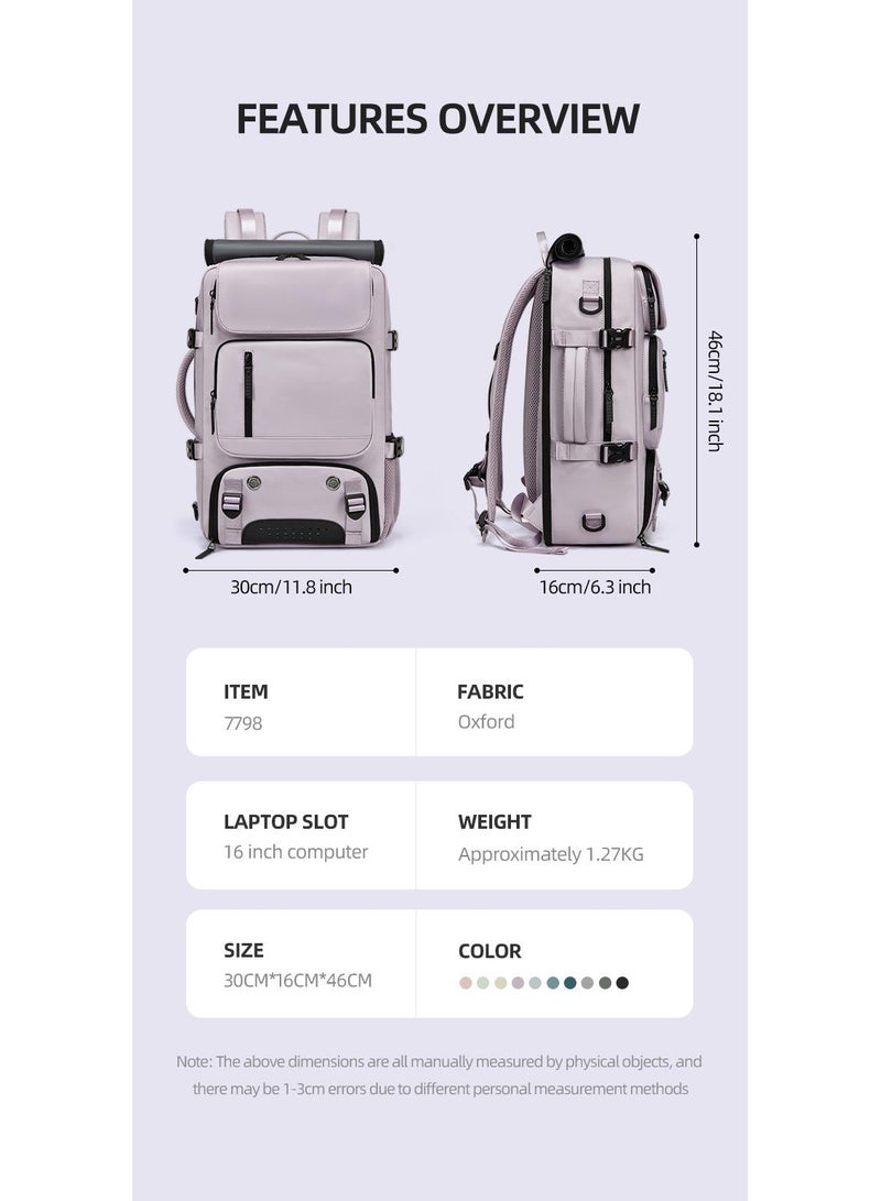 Rucksack Bag For Men And Women Large Water Resistant Trekking Hiking Bag Travel Backpack - Image 3