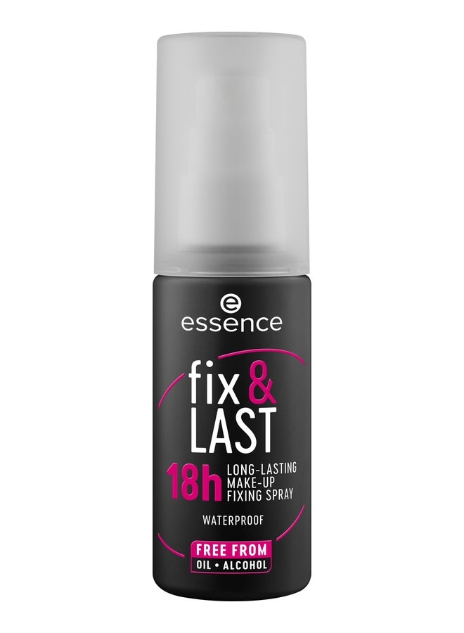 Essence Fix & Last 18H Long-Lasting Make-Up Fixing Spray Clear - Image 1