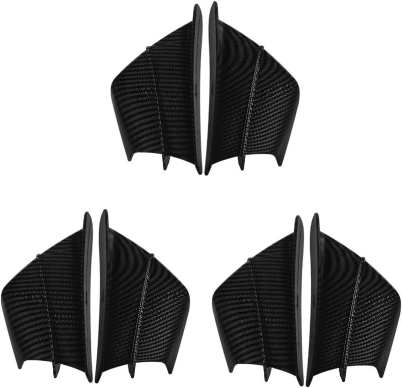 Economical varied design options 3pairs Carbon Fiber Motorcycle Spoiler Wings Easy Installation Decorative Air Deflectors for Motorbike Fairing Distinctive Texture for Enhanced Performance Low wear optimized build Fine detail Easy assemble alternatives Confirmed available stock KSA local stock Big & small space compatible Various fittings Multi-category warehouse equip Labor saving optimized design Multi-goal comprehensive design Safe silicone build Proper storage environment Light durable upgraded substance Single & bulk storage compatible Gulf standard sizing alternatives KSA standard compatible design Trendy flexible practical build Demand-based stock planning Flexible usage build Local market compliant trusted quality All-item unified delivery Flexible trendy construction Durability enhanced Easy transit optimized build - Image 1