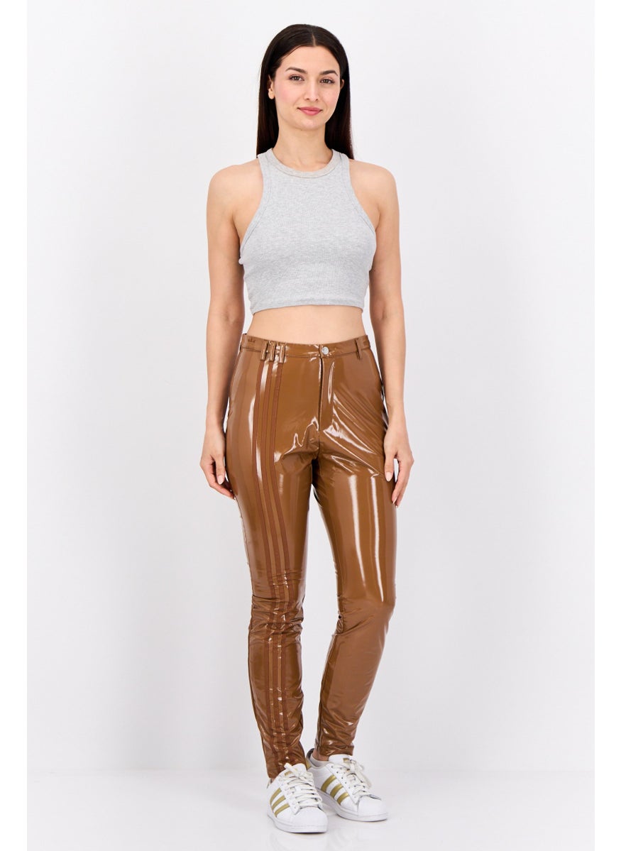 Adidas - Adidas x Ivy Park Women Sportswear Fit Outdoor Track Pants, Brown - Image 1