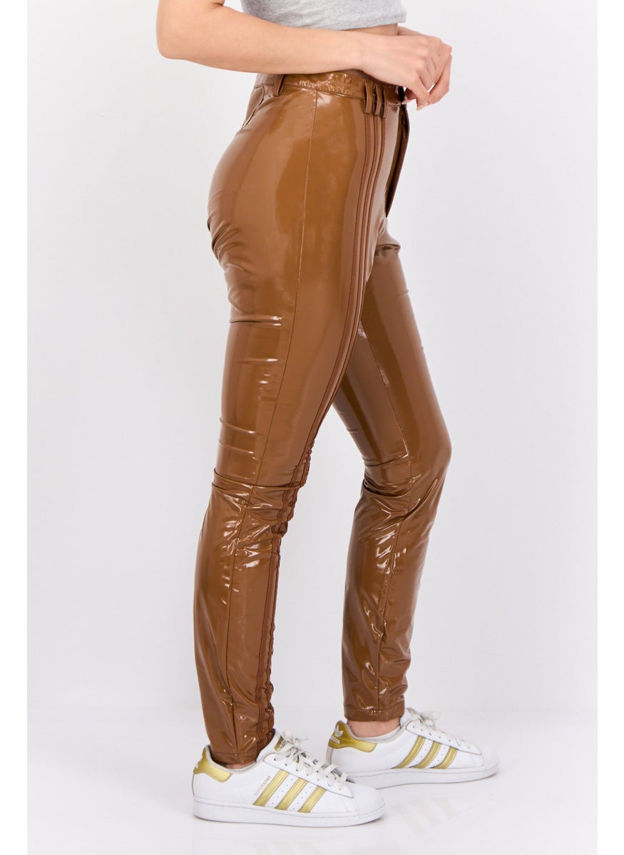 Adidas - Adidas x Ivy Park Women Sportswear Fit Outdoor Track Pants, Brown - Image 1