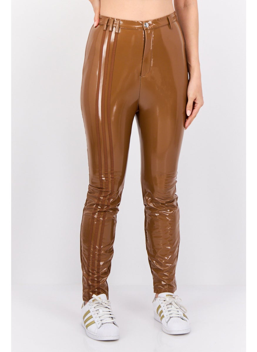 Adidas - Adidas x Ivy Park Women Sportswear Fit Outdoor Track Pants, Brown - Image 1