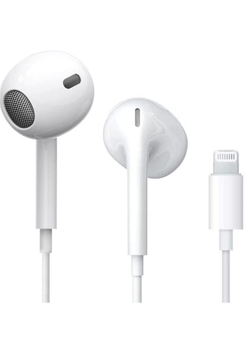 Lightning Headphone Wired for iPhone 14 Apple MFi Certified Built-in Microphone & Volume Control,in-Ear Stereo Headset Compatible with iPhone 13 Mini/SE/12 Pro/12Pro Max/11/X/8 7-All iOS System