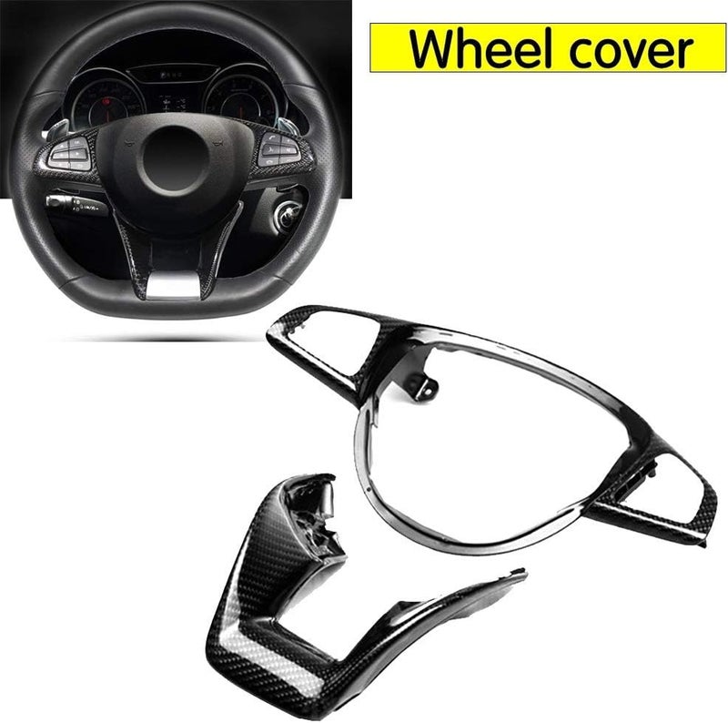 Wivplex Carbon Fiber Steering Wheel Trim Cover for Mercedes-Benz - Image 5