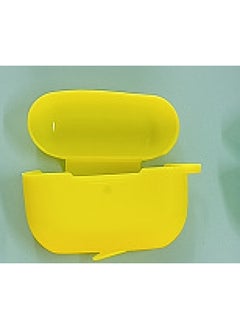 Protective Case For Airpods Pro Apple Third Generation Airpodspro2 Wireless Headset Silicone Protective Case-Color:115C Yellow-Applicable Model:Airpods Pro2 (without Ears, One-piece)